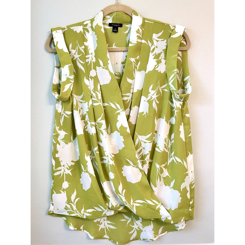 Ann Taylor Factory XS Wrap Blouse